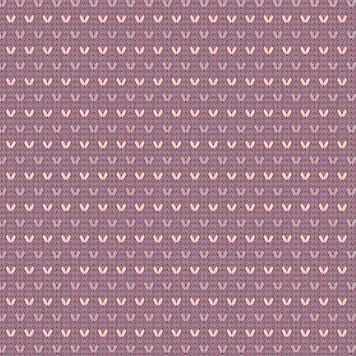 {New Arrival} Art Gallery Fabrics Frost & Fir- Love Knitting Heart