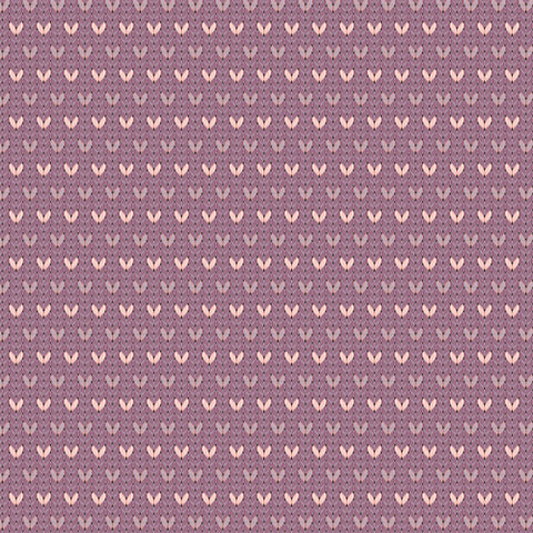 {New Arrival} Art Gallery Fabrics Frost & Fir- Love Knitting Heart
