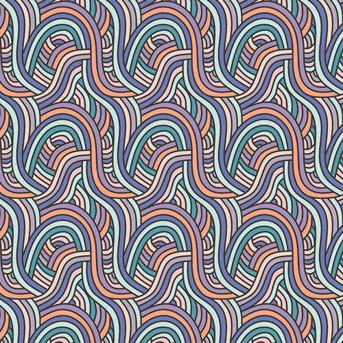 {New Arrival} Art Gallery Fabrics Frost & Fir- Swirling Threads