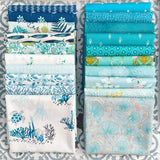 {New Arrival} Art Gallery Fabrics Curated Bundle Coastal Collection Breeze Fat Quarter Bundle x 20