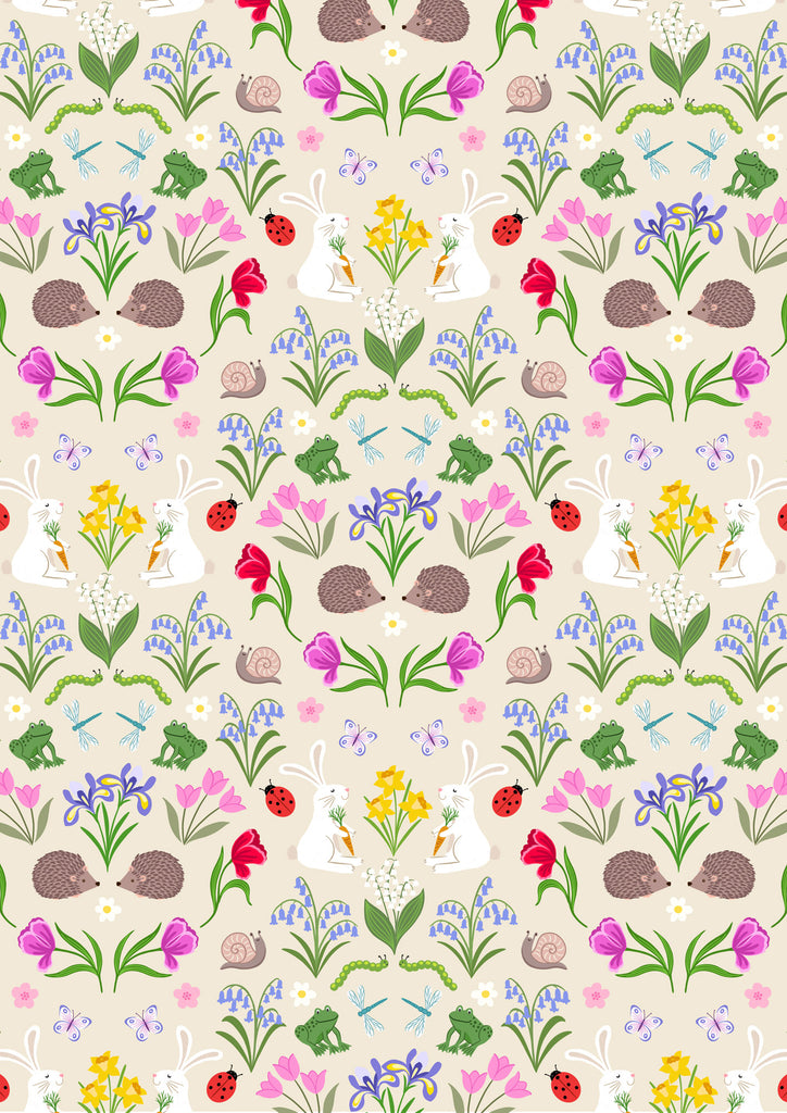 {New Arrival} Lewis & Irene Fabrics Small Things Country Garden Small Things Animals