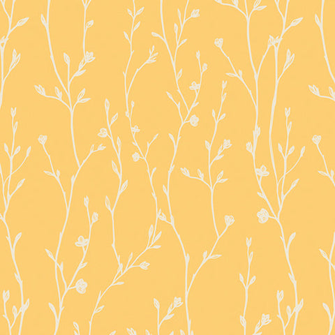 {New Arrival} Art Gallery Fabrics Spring Equinox Growing Buds Sunshine FAT QUARTER