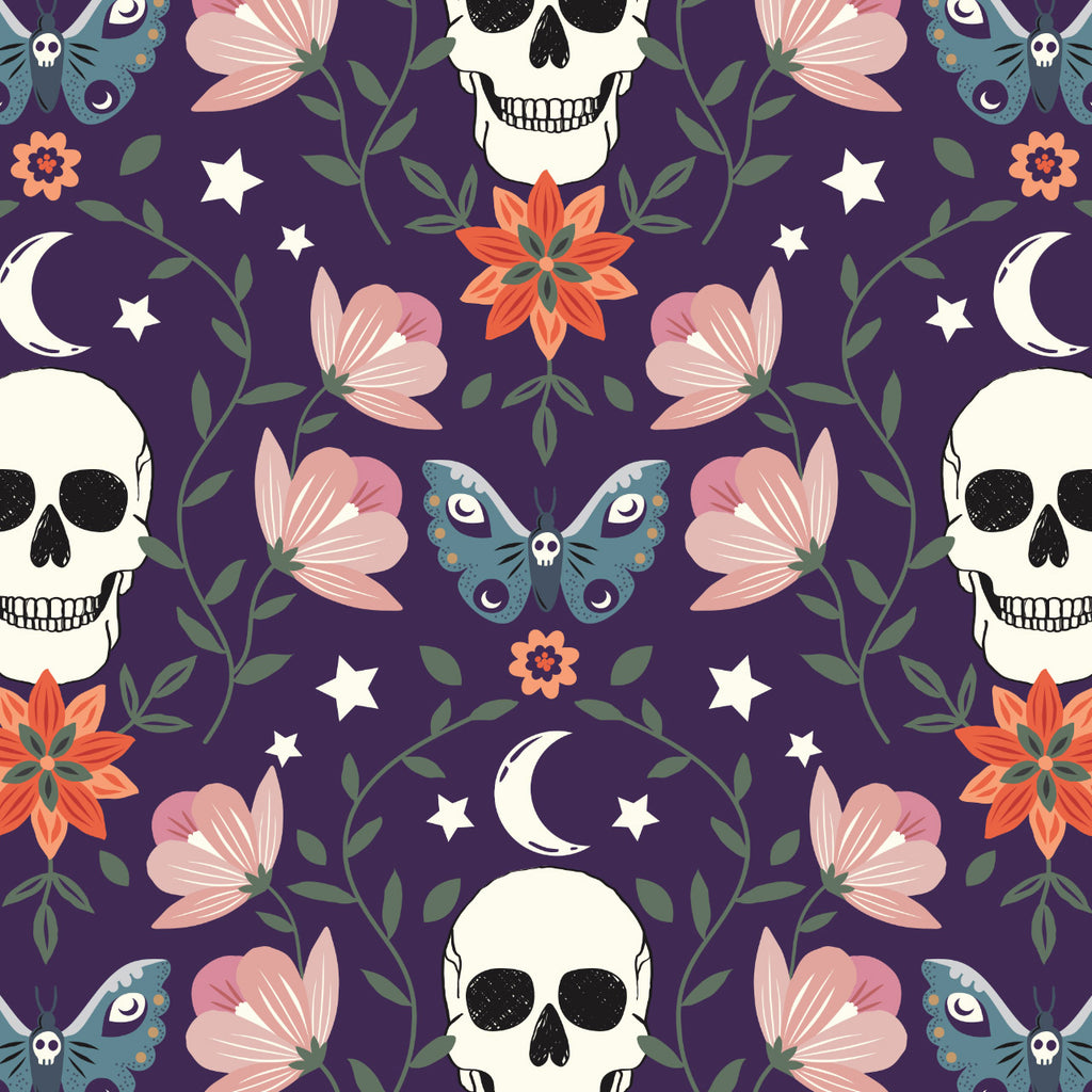{New Arrival} Dashwood Studio Spellbound Halloween Butterfly Skulls Purple