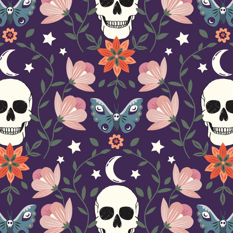 {New Arrival} Dashwood Studio Spellbound Halloween Butterfly Skulls Purple