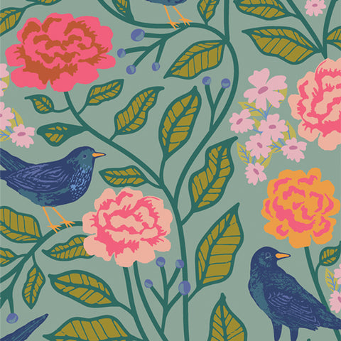{Pre-Order Aug/Sept} Art Gallery Fabrics Starling Blackbird Aviary