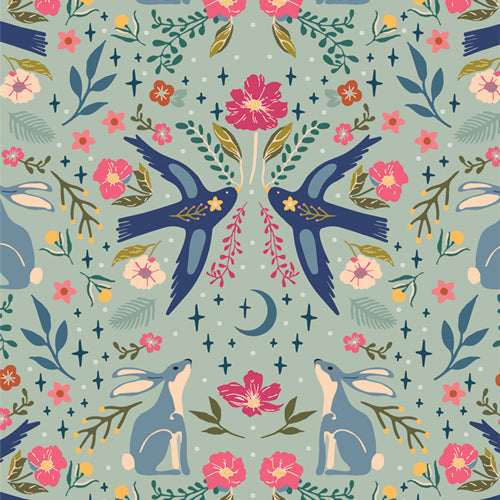 {Pre-Order Aug/Sept} Art Gallery Fabrics Starling Moonlit Forest Dawn