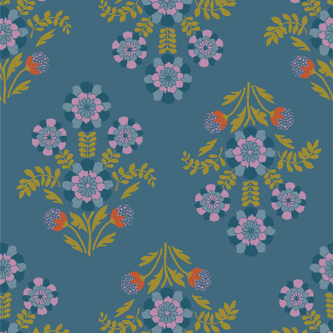 {Pre-Order Aug/Sept} Art Gallery Fabrics Starling Bramblebloom Blue