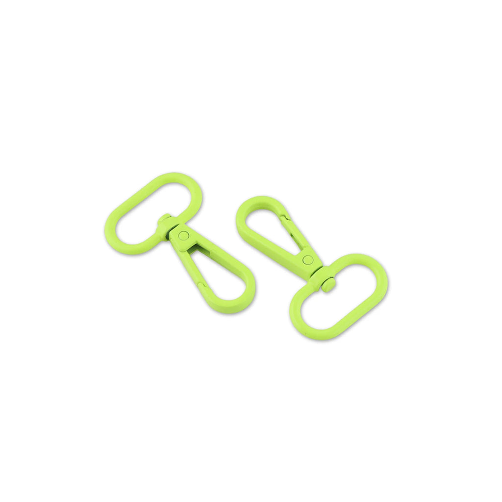 {Pre-Order December} Sallie Tomato X Tula Pink - 1in Swivel Hooks x 2 Neon Yellow