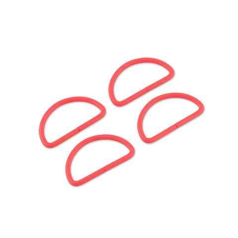 {Pre-Order December} Sallie Tomato X Tula Pink  1-1/2in D-Rings x 4 Coral
