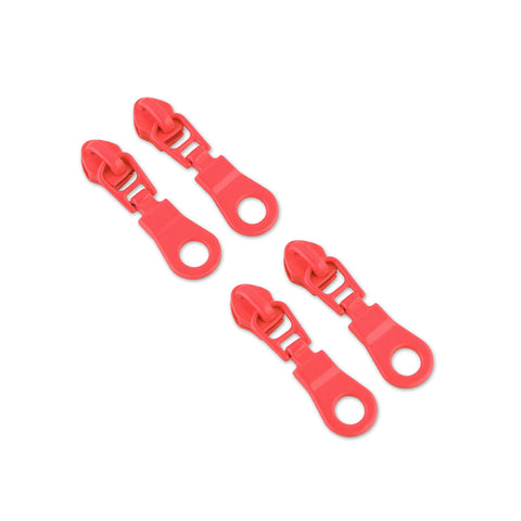 {Pre-Order December} Sallie Tomato X Tula Pink - #5 Donut Zipper Pulls x 4 Pcs Coral