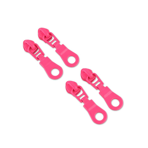 {Pre-Order December} Sallie Tomato X Tula Pink - #5 Donut Zipper Pulls x 4 Pcs Neon Pink