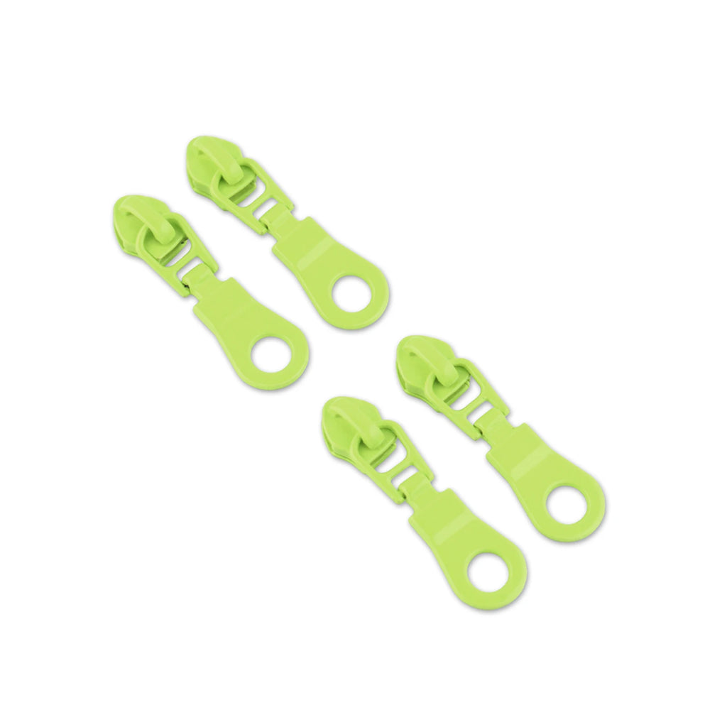 {Pre-Order December} Sallie Tomato X Tula Pink - #5 Donut Zipper Pulls x 4 Pcs Neon Yellow