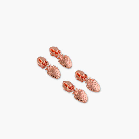 {New Arrival} Sallie Tomato Four Size 5 Strawberry Zipper Pulls Rose Gold