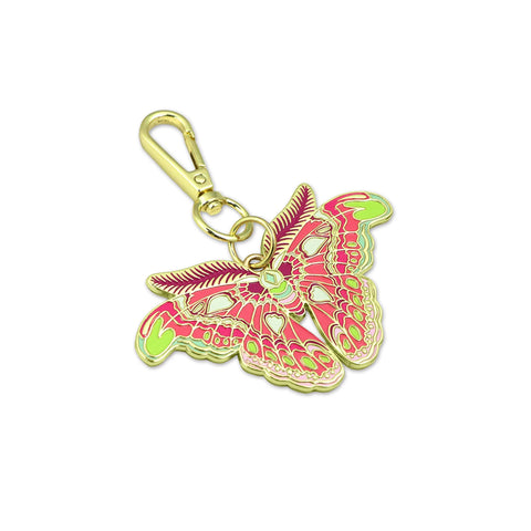 {Pre-Order June} Sallie Tomato X Tula Pink Down to Earth Collection Atlas Moth Afterglow Bag Charm