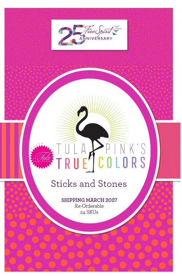 {Pre-Order March} FreeSpirit Tula Pink Sticks & Stones Metre Bundle 24pcs Full bundle