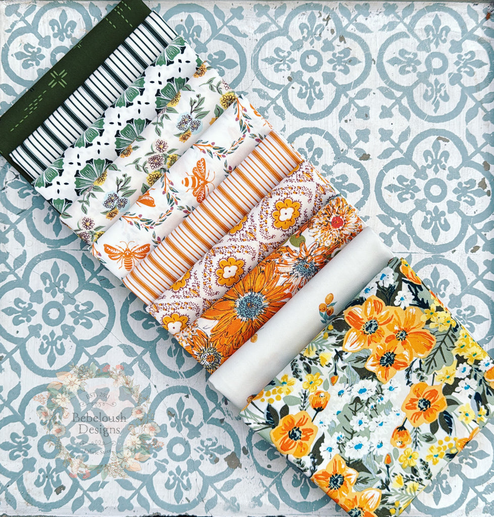 {New Arrival} Art Gallery Fabrics  Curated Bundle Fat Quarter Bundles x 10 Golden Days