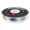 {New Arrival} Tula Pink Floral Reef Renaissance Ribbon School Crossing in Marine- 1"