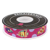 {New Arrival} Tula Pink Floral Reef Renaissance Ribbon School Crossing in Ultraviolet- 1"