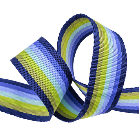 {Pre-Order June} Tula Pink Renaissance Ribbons Webbing 1-1/2" Floral Reef- Smooth Sailing Marine