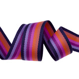 {Pre-Order June} Tula Pink Renaissance Ribbons Webbing 1-1/2" Floral Reef- Smooth Sailing Ultraviolet