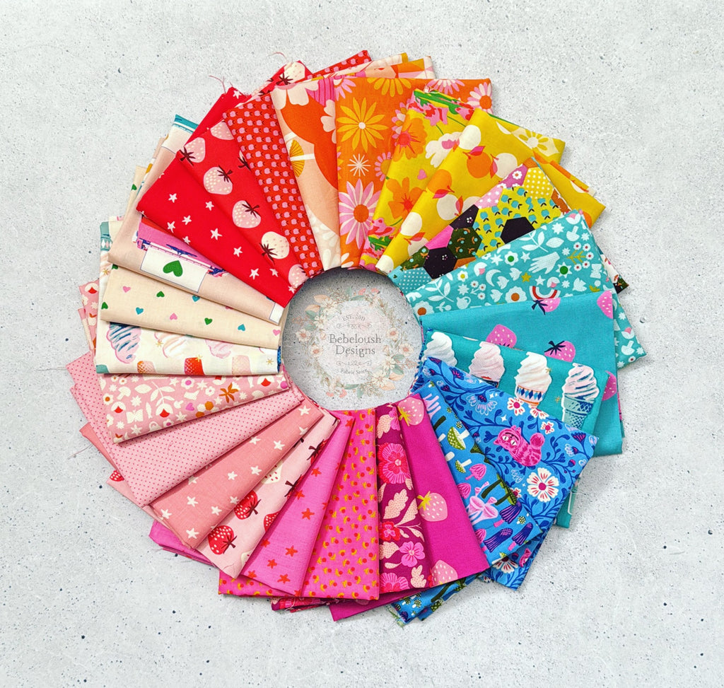 {New Arrival} Moda Ruby Star Society Fat EIGHTH Bundle x 24 Prints Best of Ruby Star Spring Edition