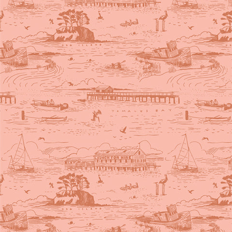 {New Arrival} Art Gallery Fabrics Tomales Bay Seaside Sunset