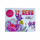 {New Arrival} Tula Pink Aurifil Neon Plus 3 Large Spools 12wt Cotton