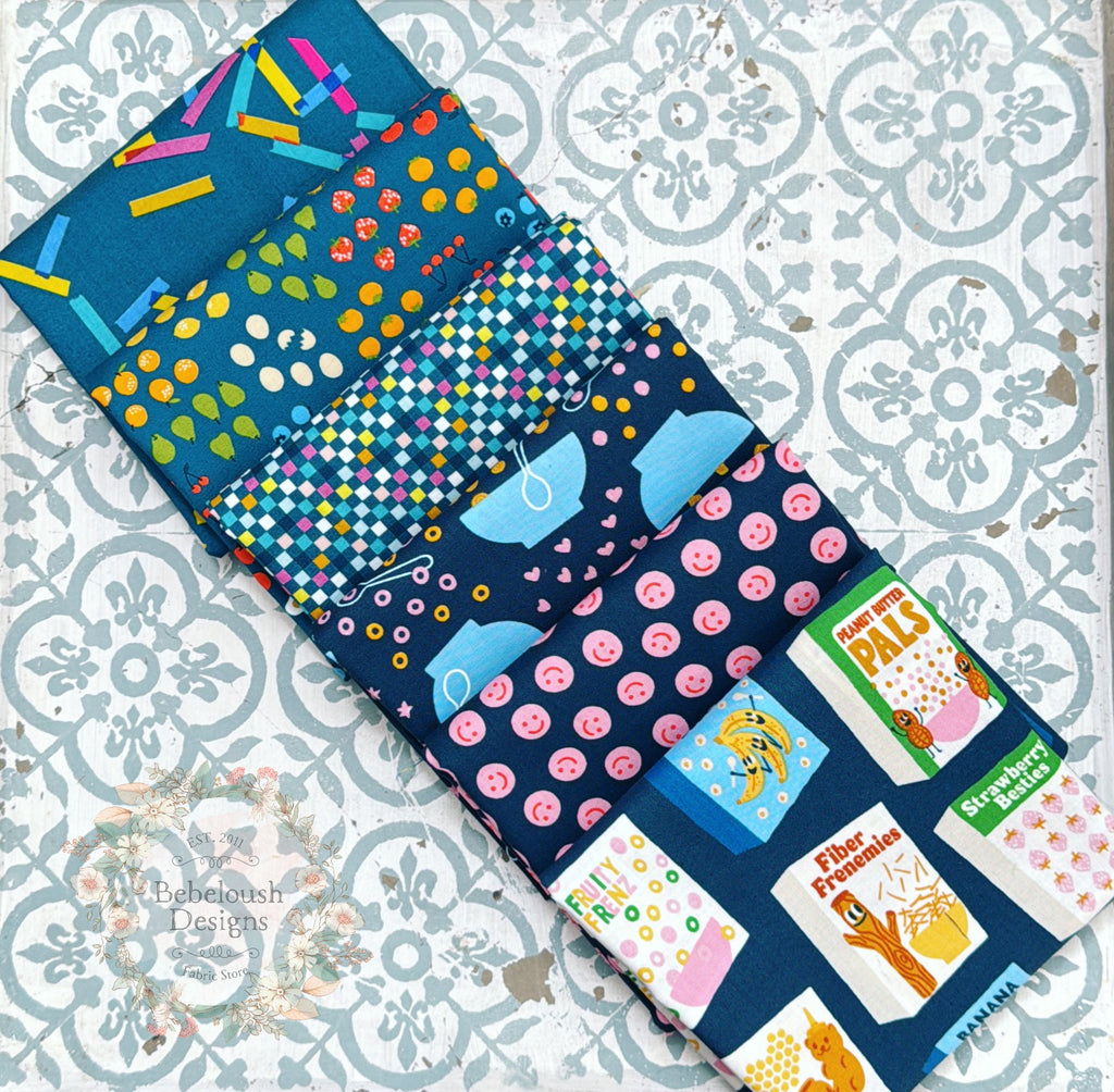 {New Arrival} Moda Ruby Star Society Sampler Curated Fat Quarter Bundle x 6 Polar Galaxy