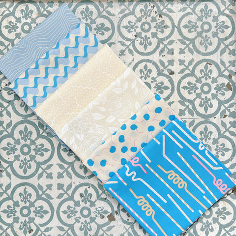 {New Arrival} Moda Ruby Star Society Sampler Curated Fat Quarter Bundle x 6 Altitude