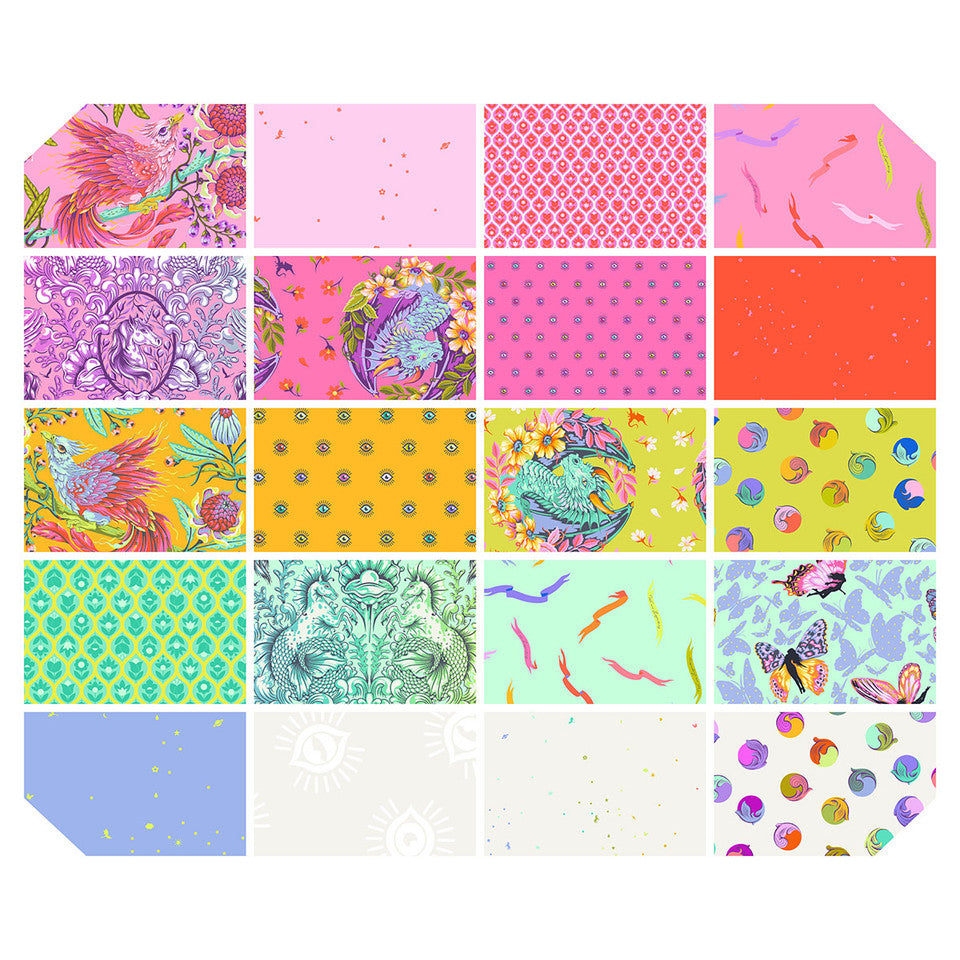 {Pre-Order October} FreeSpirit Tula Pink Legendary Fat Quarter 20pcs Full bundle