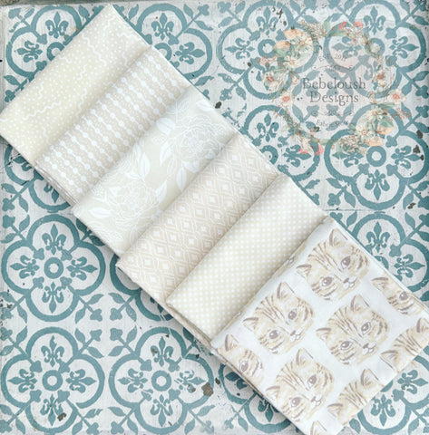 {New Arrival} Moda Ruby Star Society Sampler Curated Fat Quarter Bundle x 6 Soda Meow Me