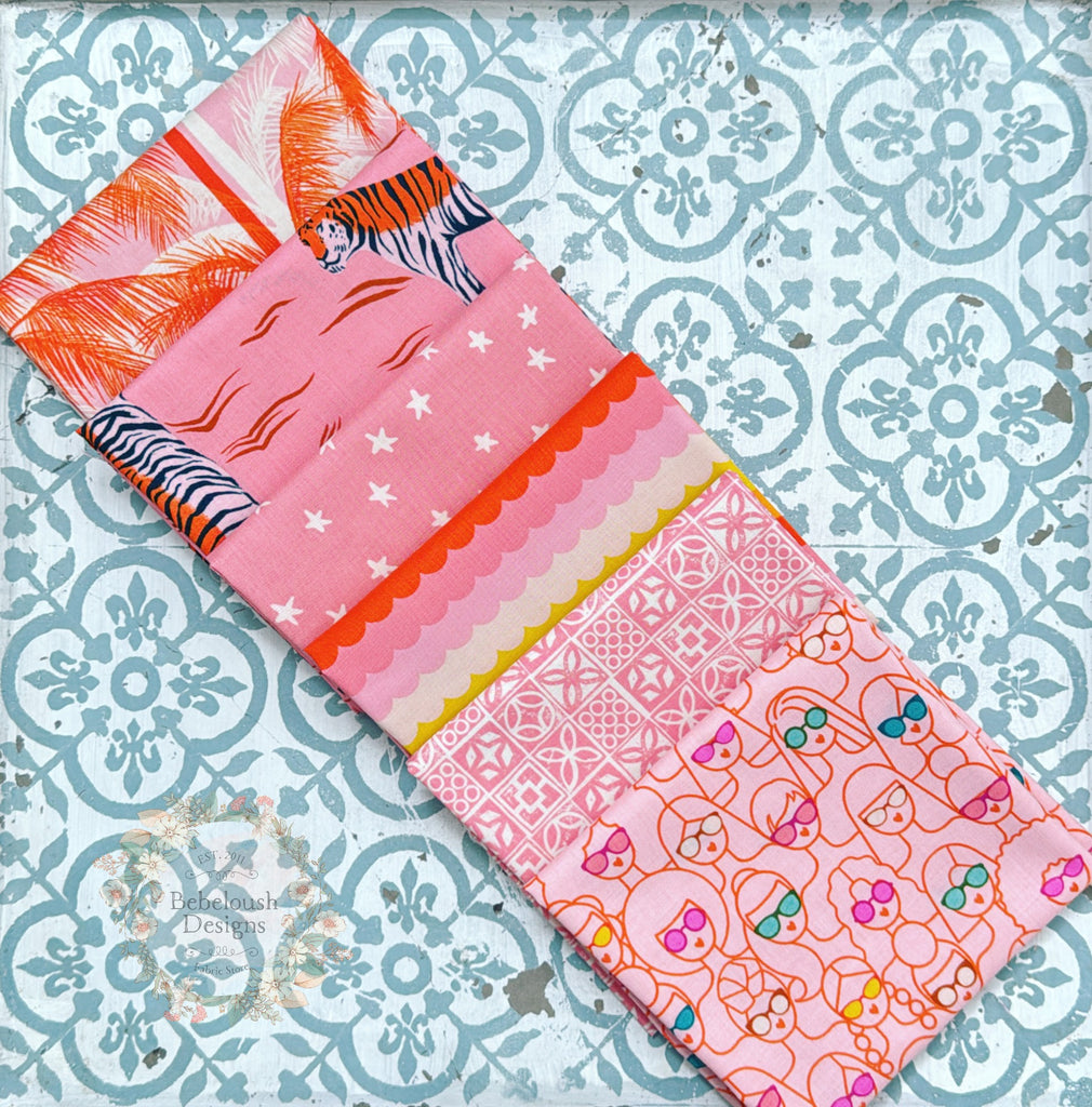 {New Arrival} Moda Ruby Star Society Curated Fat EIGHTH Bundle x 6 Balmy Paradise