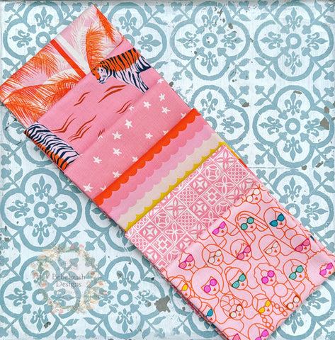 {New Arrival} Moda Ruby Star Society Curated Fat EIGHTH Bundle x 6 Balmy Paradise
