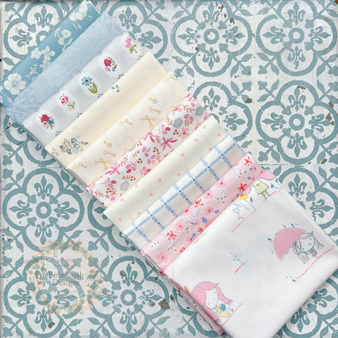 {New Arrival} Art Gallery Fabrics Curated Bundle Fat Quarter Bundles x 10 Pieces Rain or Shine