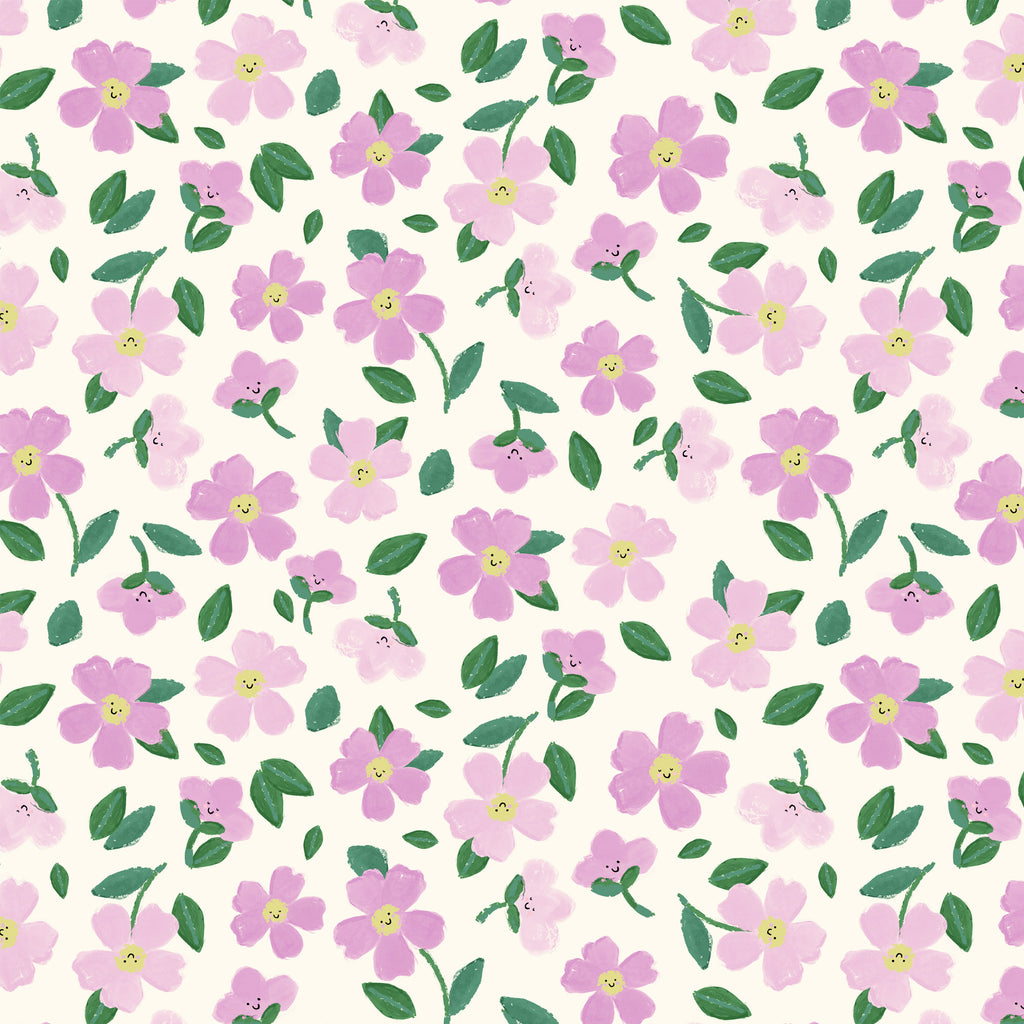 {New Arrival} Lewis & Irene Fabrics Wee Blue Bell Patchwork Collection Maia - Lilac