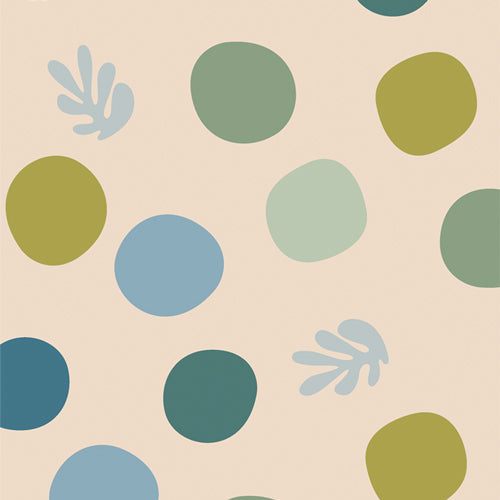 {New Arrival} Art Gallery Fabrics 108 Edition 274cm Evolve Full Moon Matcha