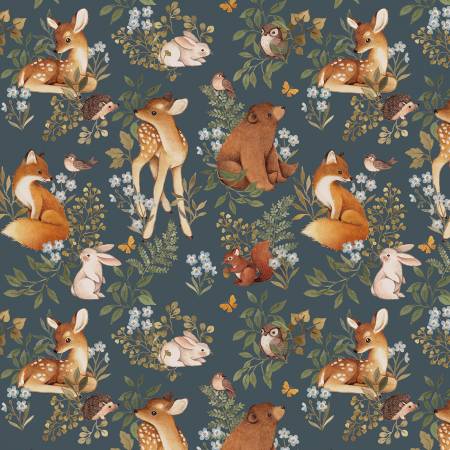 {New Arrival} Dear Stella MINKY Iron Forest Stories Minky