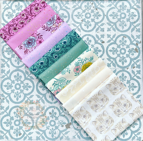 {New Arrival} Moda Ruby Star Society Reading Nook Fat Quarter Bundle x 10 Pieces Set 3 Golden Watercress