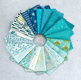 {New Arrival} Art Gallery Fabrics Curated Bundle Coastal Collection Breeze Fat Quarter Bundle x 20