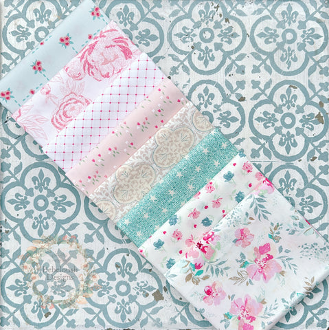 {New Arrival} Art Gallery Fabrics THE CUR8TOR - Romantica Fat Quarter Bundle x 8 Fat Quarters