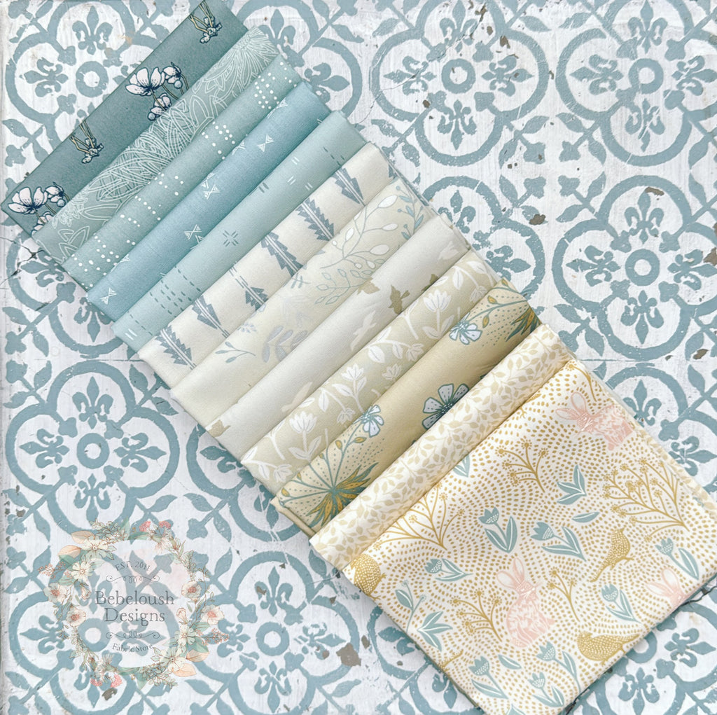 {New Arrival} Art Gallery Fabrics Curated Bundle Fat Quarter Bundles x 12 Pieces Floral Reflection