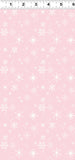 {New Arrival} Clothworks Santa Paws Snowflakes Pink