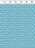 {New Arrival} Clothworks Santa Paws Dot Sky