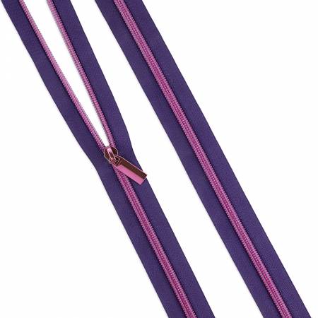 {New Arrival} Sallie Tomato X Tula Pink Zippers By The Yard Moonflower #5 Nylon Tula Pink Coil Zipper