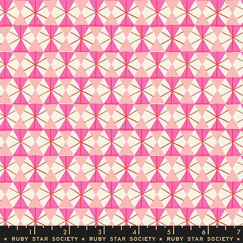 {Pre-Order June} Moda Ruby Star Society Merry Happy Happy Hexie Lipstick