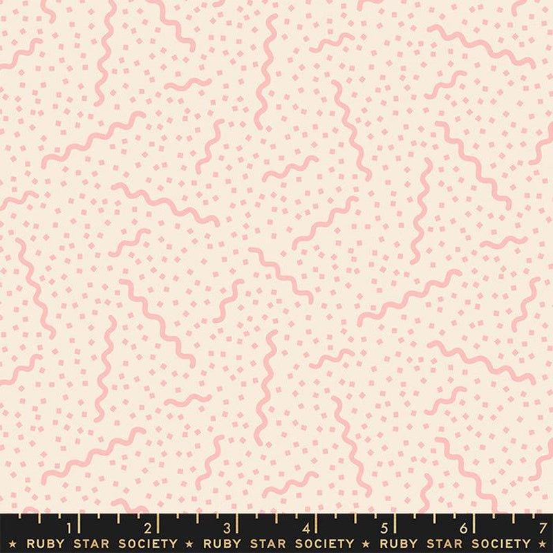 {New Arrival} Moda Ruby Star Society Sugar Cone Ripple Light Neon Pink FAT QUARTER