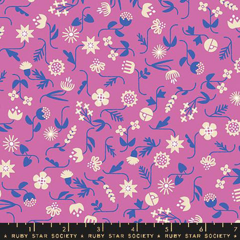 {New Arrival} Moda Ruby Star Society Salutations Flowery Heliotrope