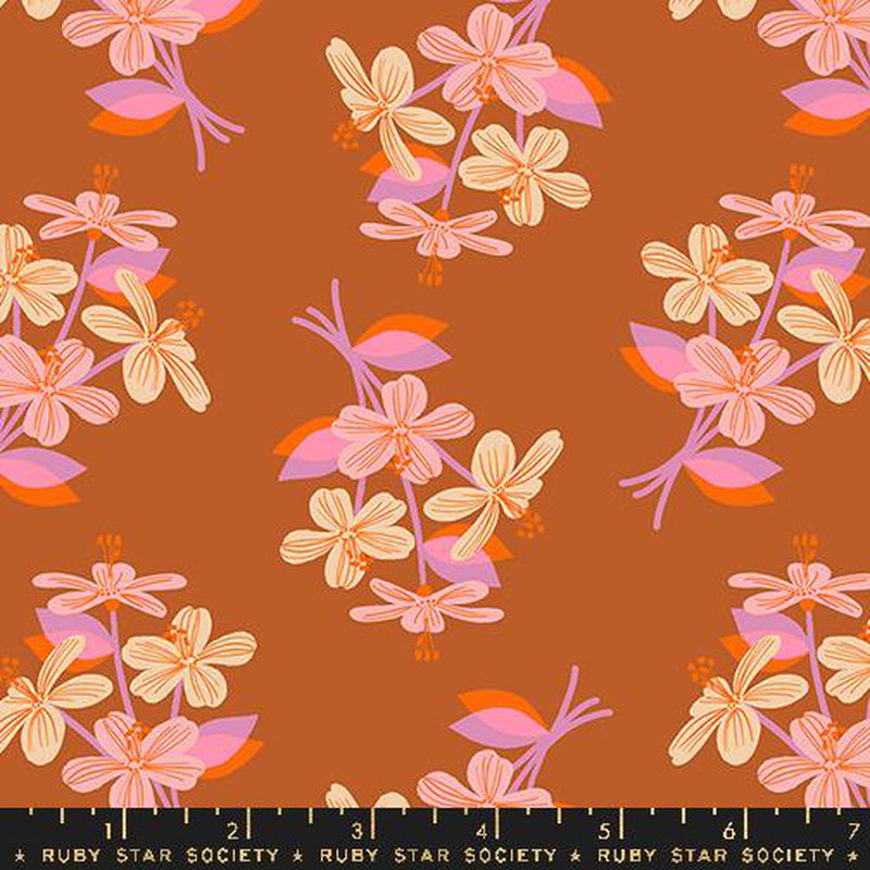 {New Arrival} Moda Ruby Star Society Favourite Flowers Nosegay Florals Spice