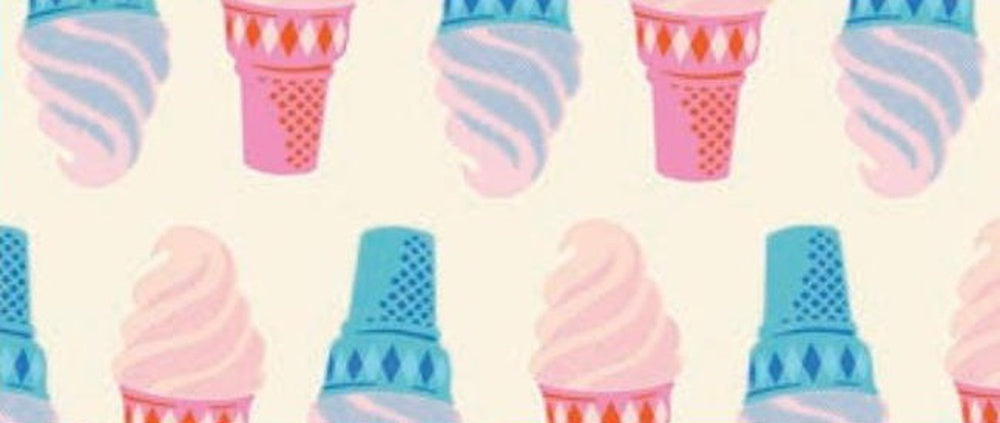 {Pre-Order Nov/Dec} Moda Ruby Star Society Sparkle Mart - Icecream Natural 108" Extra Wide BACKING