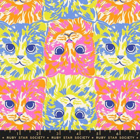 {Pre-Order June} Moda Ruby Star Society Oops All Cats Cat Checkers Highlight